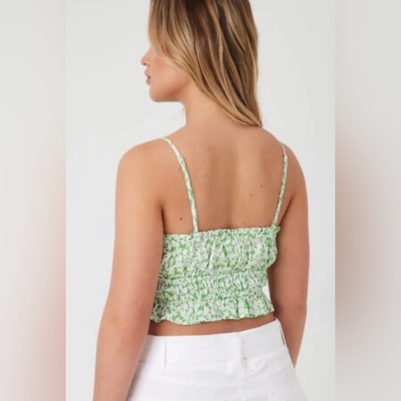 Garage Milena Shirred Top Medium NWT - Picture 2 of 7